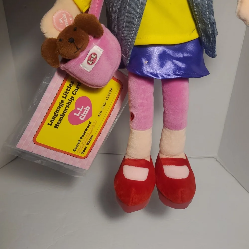 Language Littles Lizzie Spanish English Bilingual Doll 2002 NWT